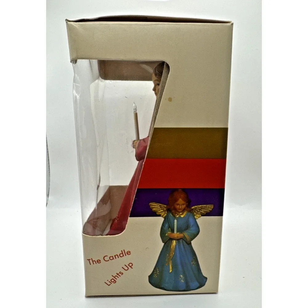 1960S Vintage Battery Operated Angel  Lite Woolco/Woolworths New In Box‎
